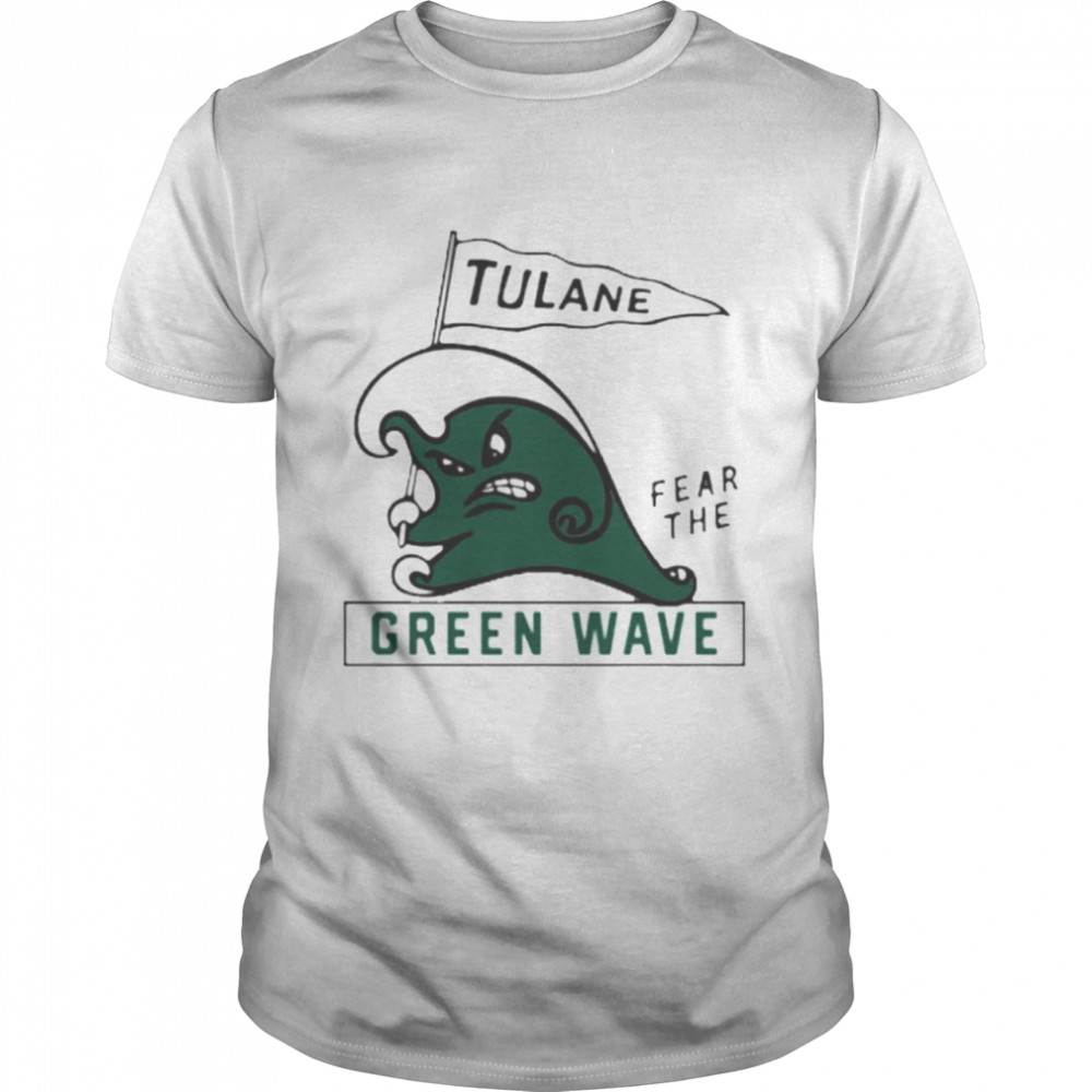 Retro Tulane Green Wave shirt