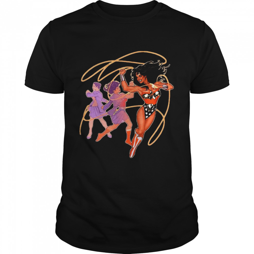 Wonder Woman Spin Transformation And Lasso Shirt