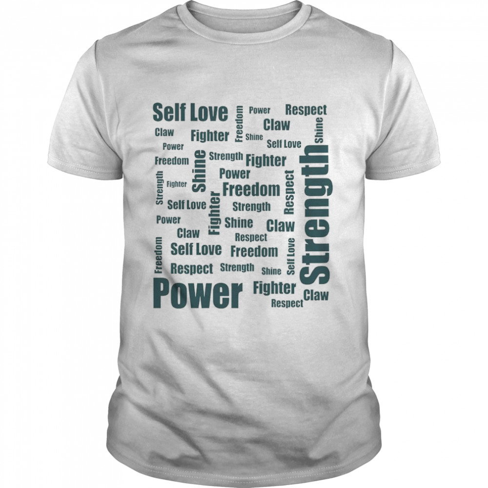 Female empowerment with power shirt