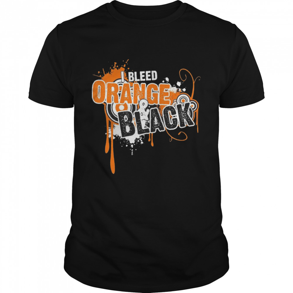 I bleed Orange and Black San Francisco Giants shirt