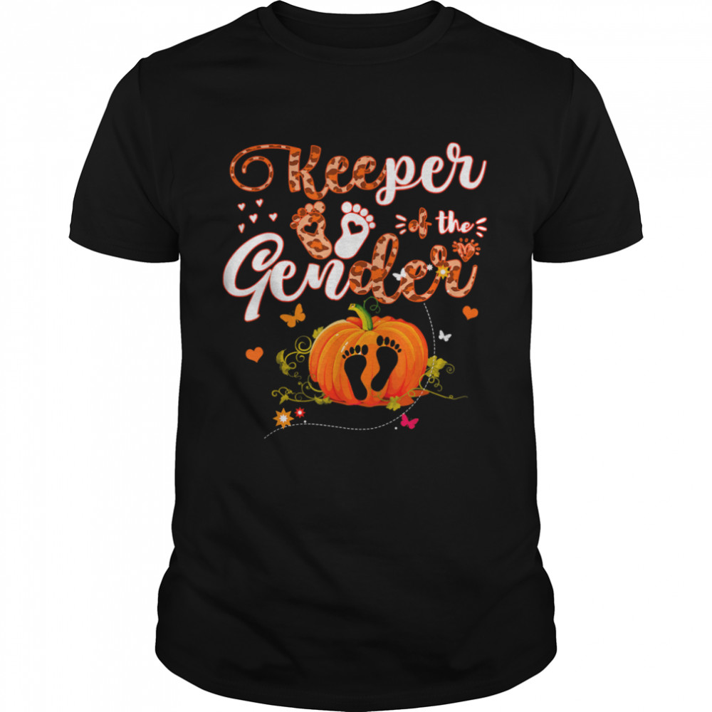 Keeper Of The Gender Reveal Baby Halloween Party T-Shirt