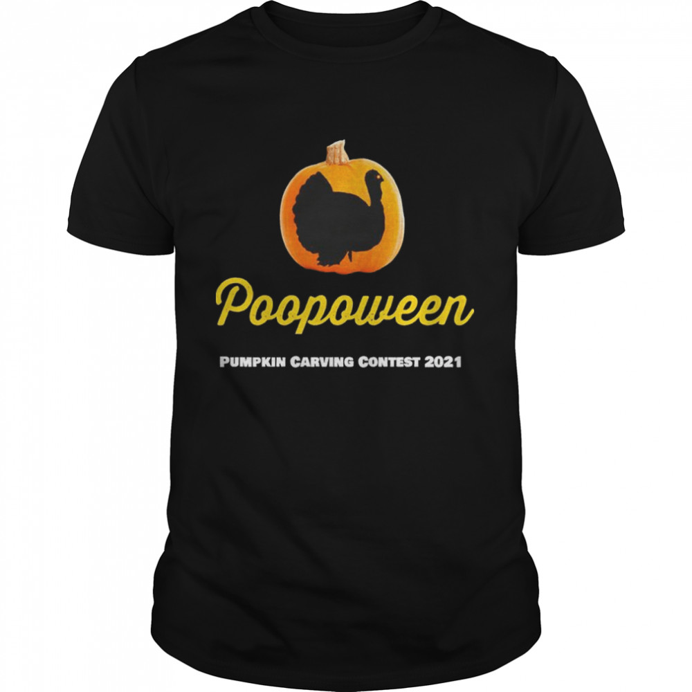 Poopoween Pumpkin carving contest 2021 shirt