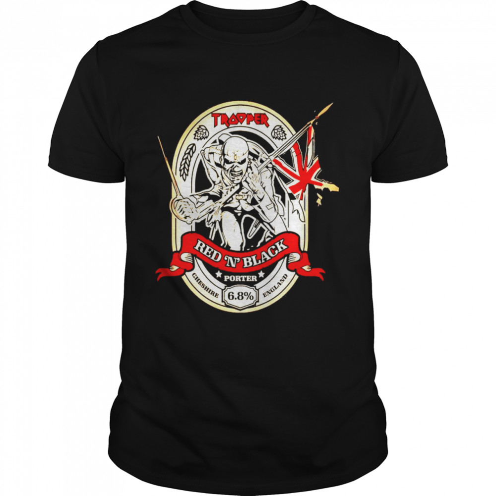 Trooper Red N Black Porter shirt