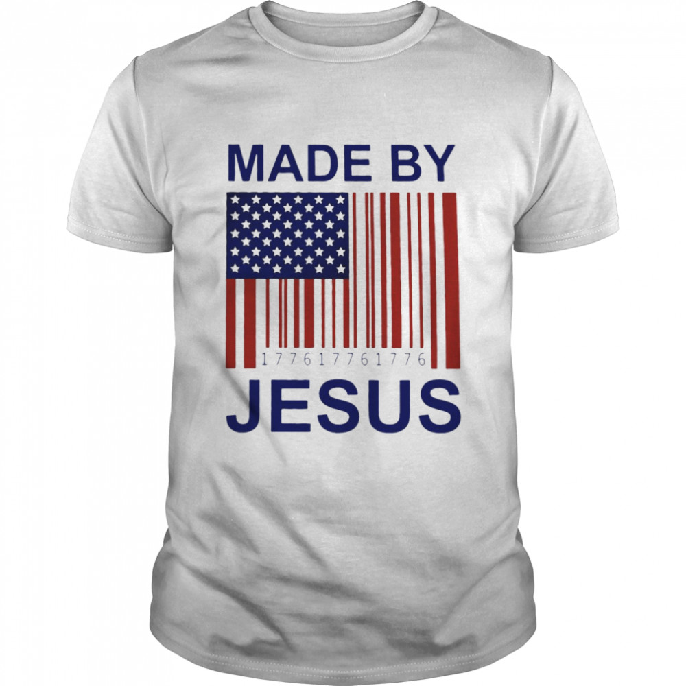 American Flag Made By Jesus 2021 T-shirt