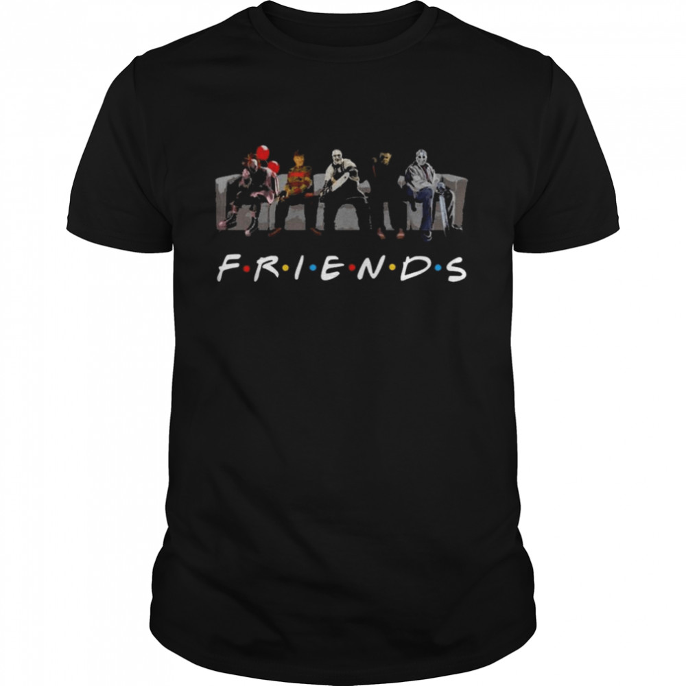 Best official Halloween Horror Movie Characters Friends 2021 Shirt