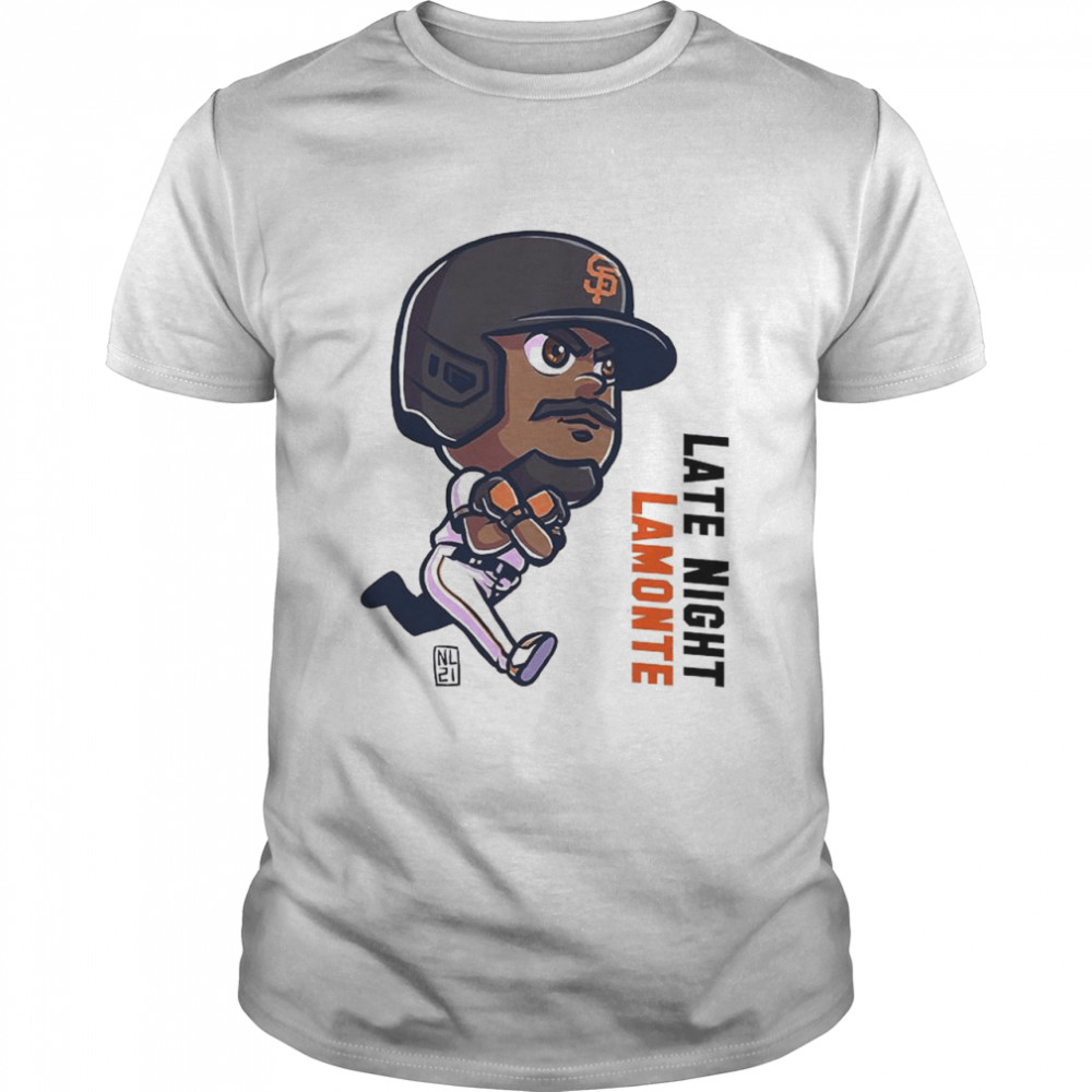 Late Night Lemonte chibi San Francisco Giants shirt