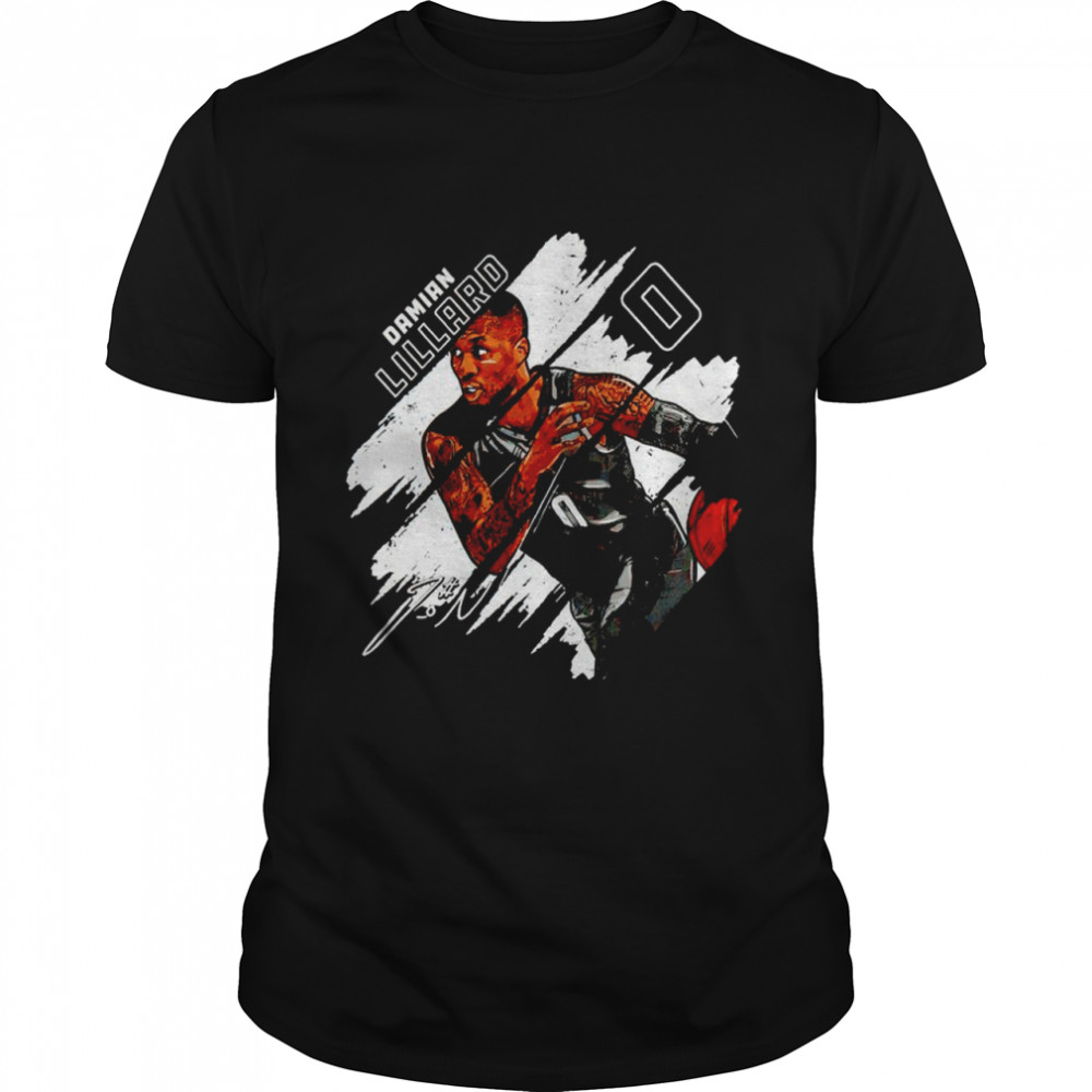 Portland basketball Damian Lillard signature shirt