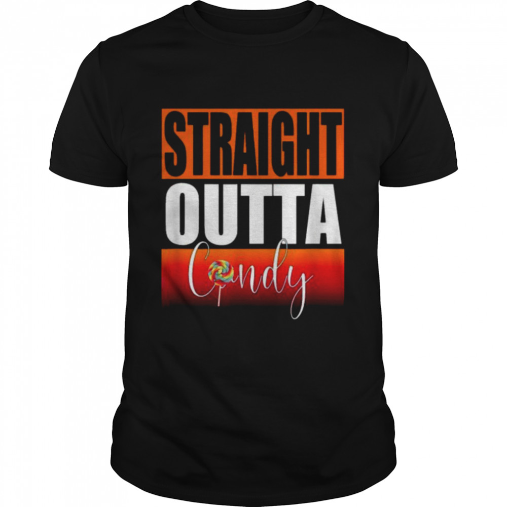 Straight outta candy funny halloween Trick or Treat costume T-Shirt