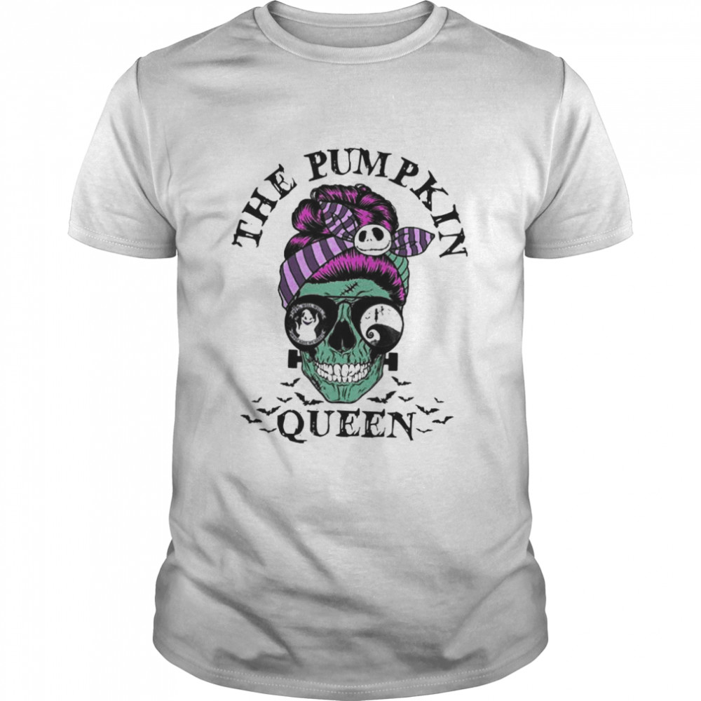 The Pumpkin Queen WIth Jack Face Happy Halloween Shirt