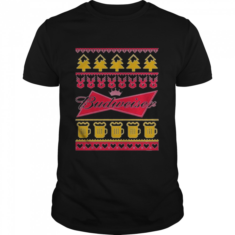 Awesome budweiser ugly Christmas shirt