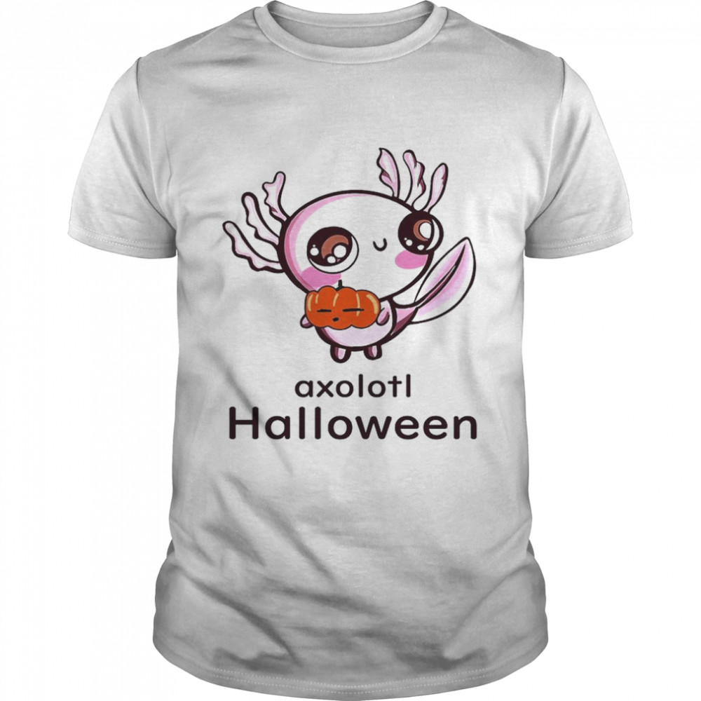 Axolotl Halloween cute shirt