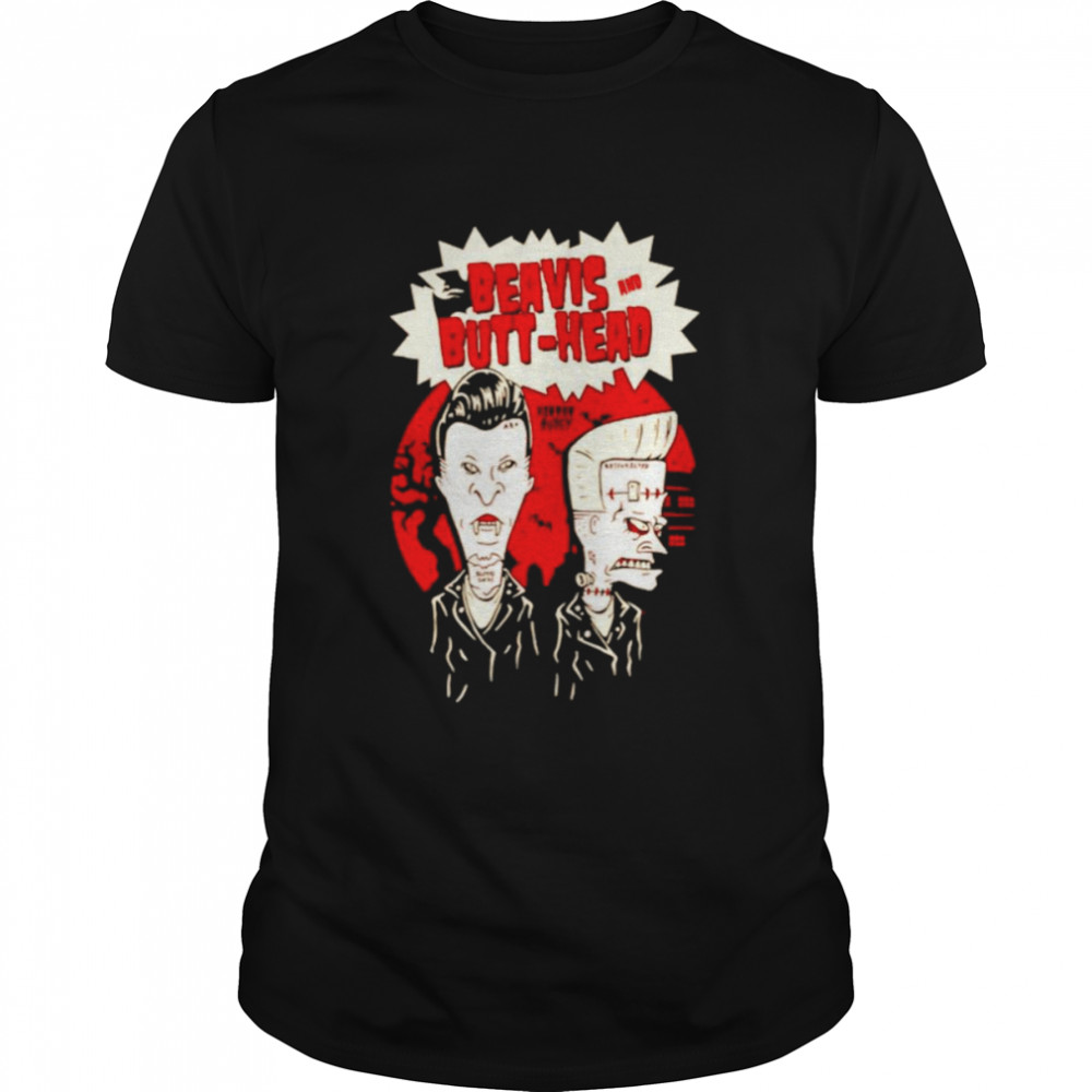 Beavis And Butthead Horror Rudey Vampire Frankenstein shirt