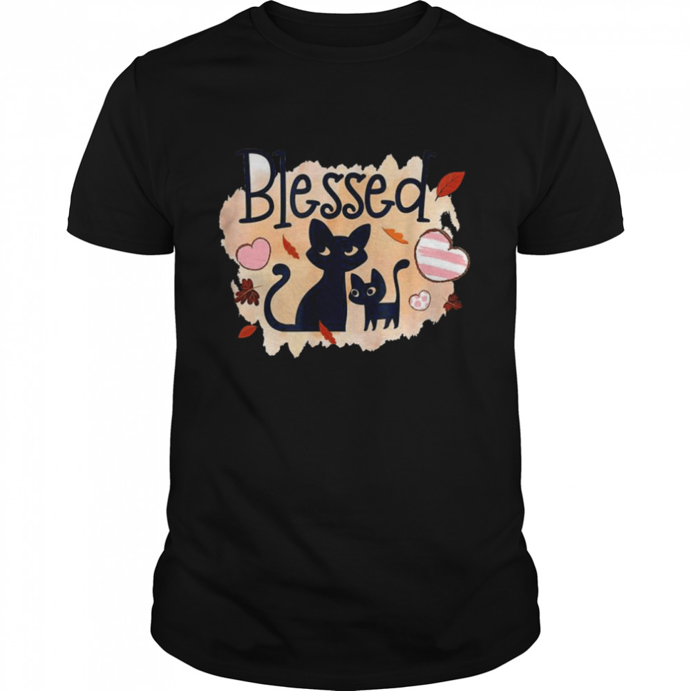 Cat Halloween Blessed Shirt