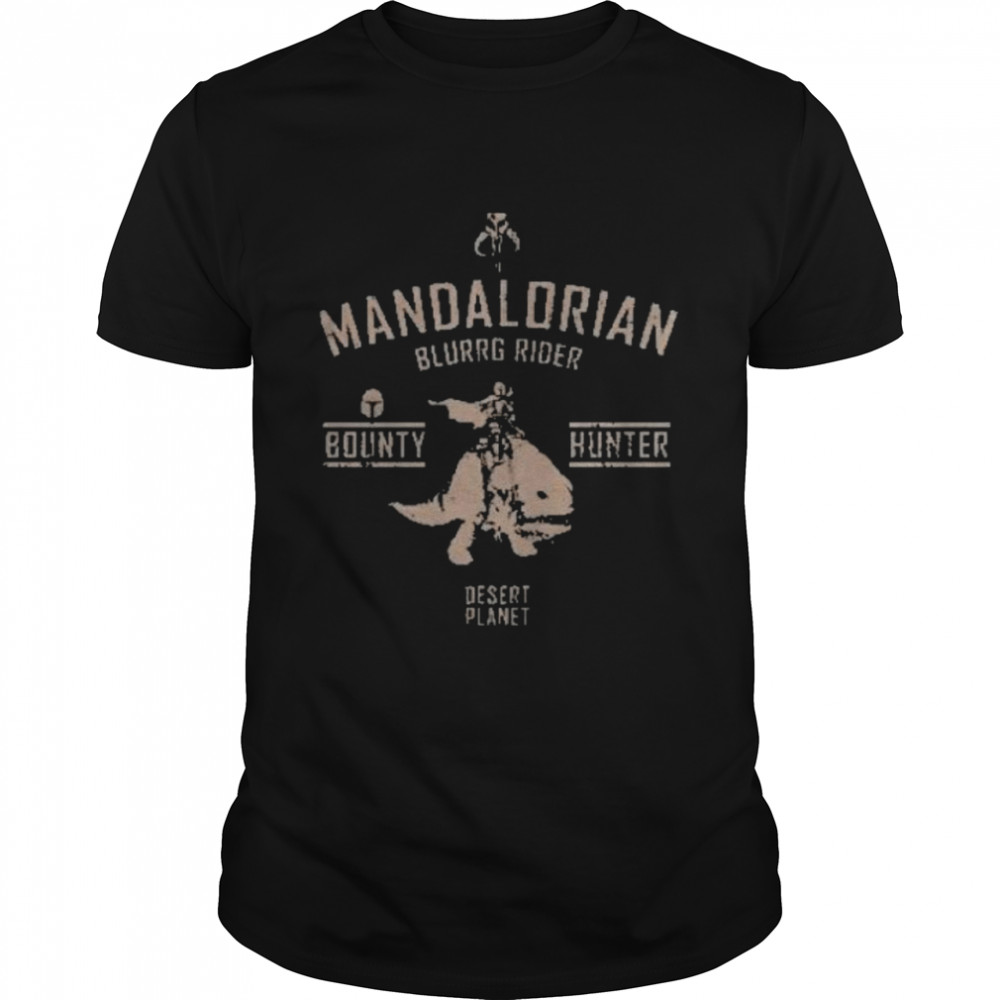 Mandalorian Blurrg Rider Star Wars shirt