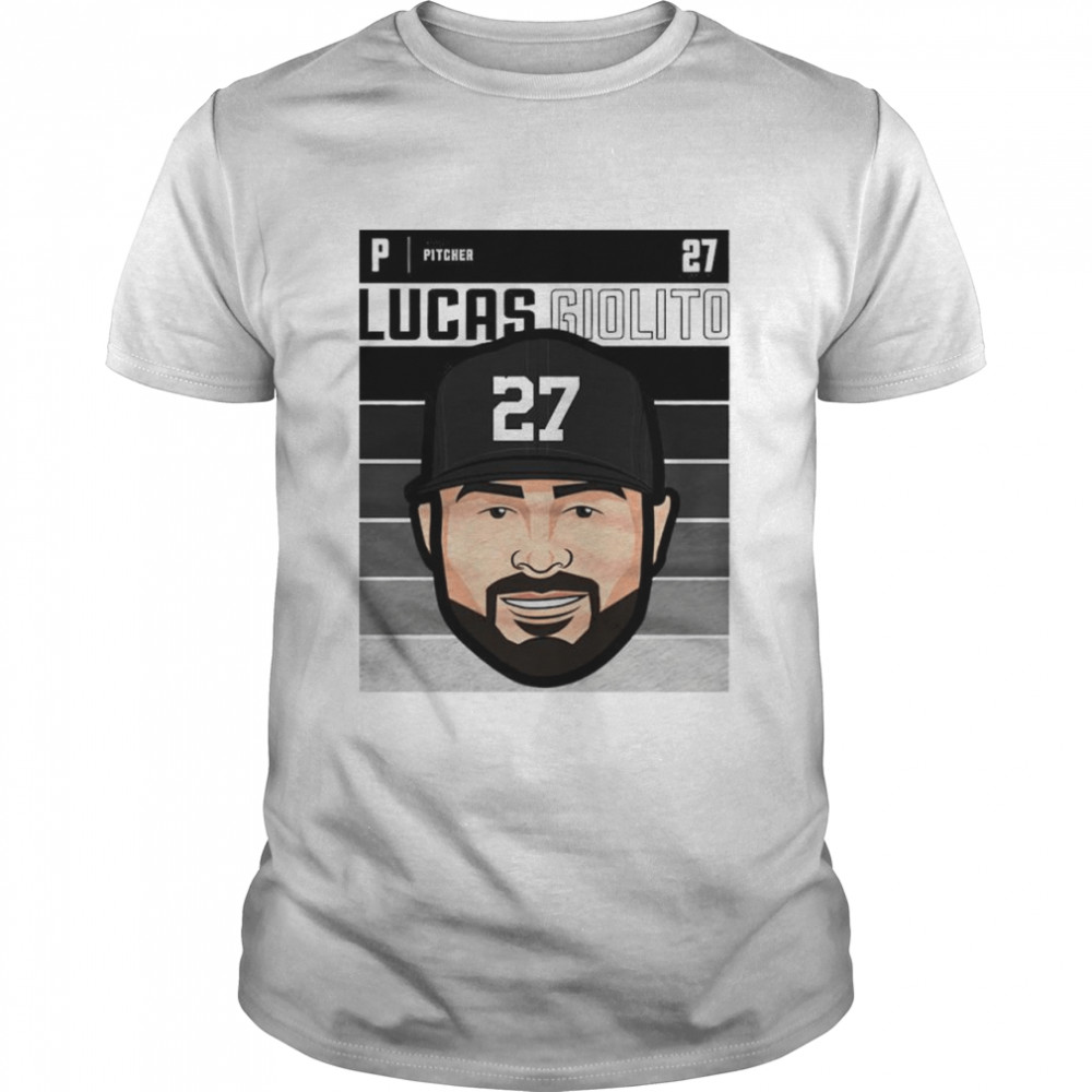 Chicago baseball number 27 Lucas Giolito shirt