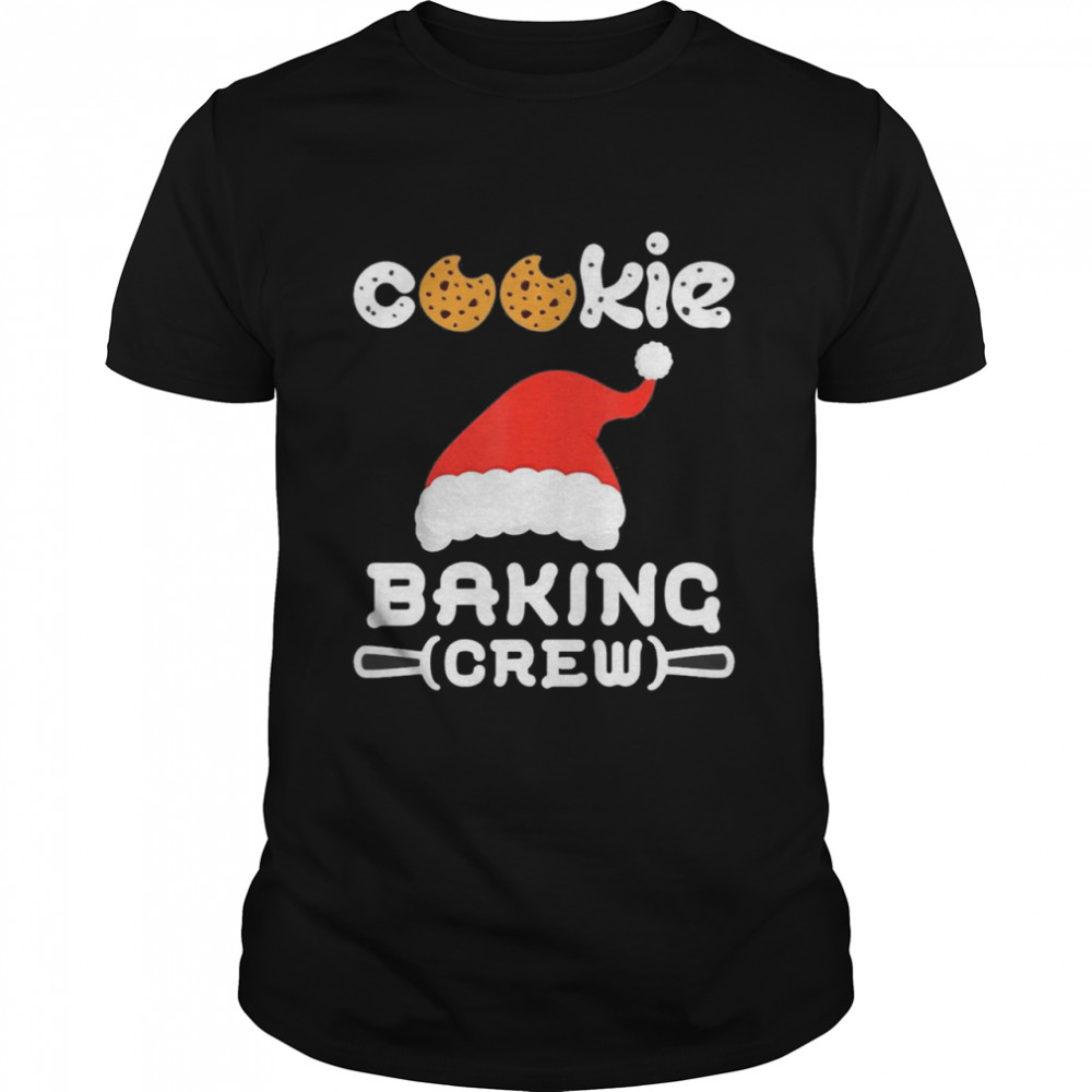 Cookie Baking Crew Christmas Santa Family Gingerbread Team Shirt