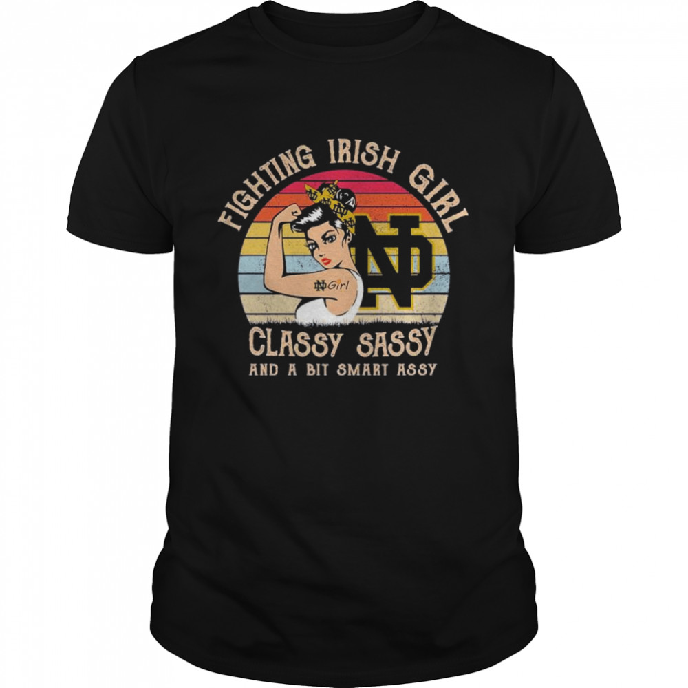 Fighting Girl Classy Sassy And A Bit Smart Assy Vintage Shirt