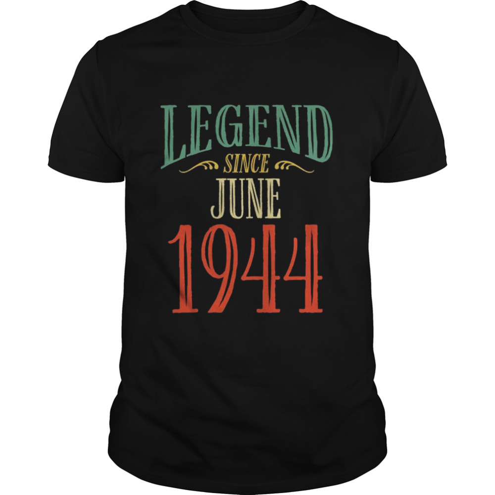 Geburtstagskarte, Motiv Legend Since June 1944 Langarmshirt Shirt