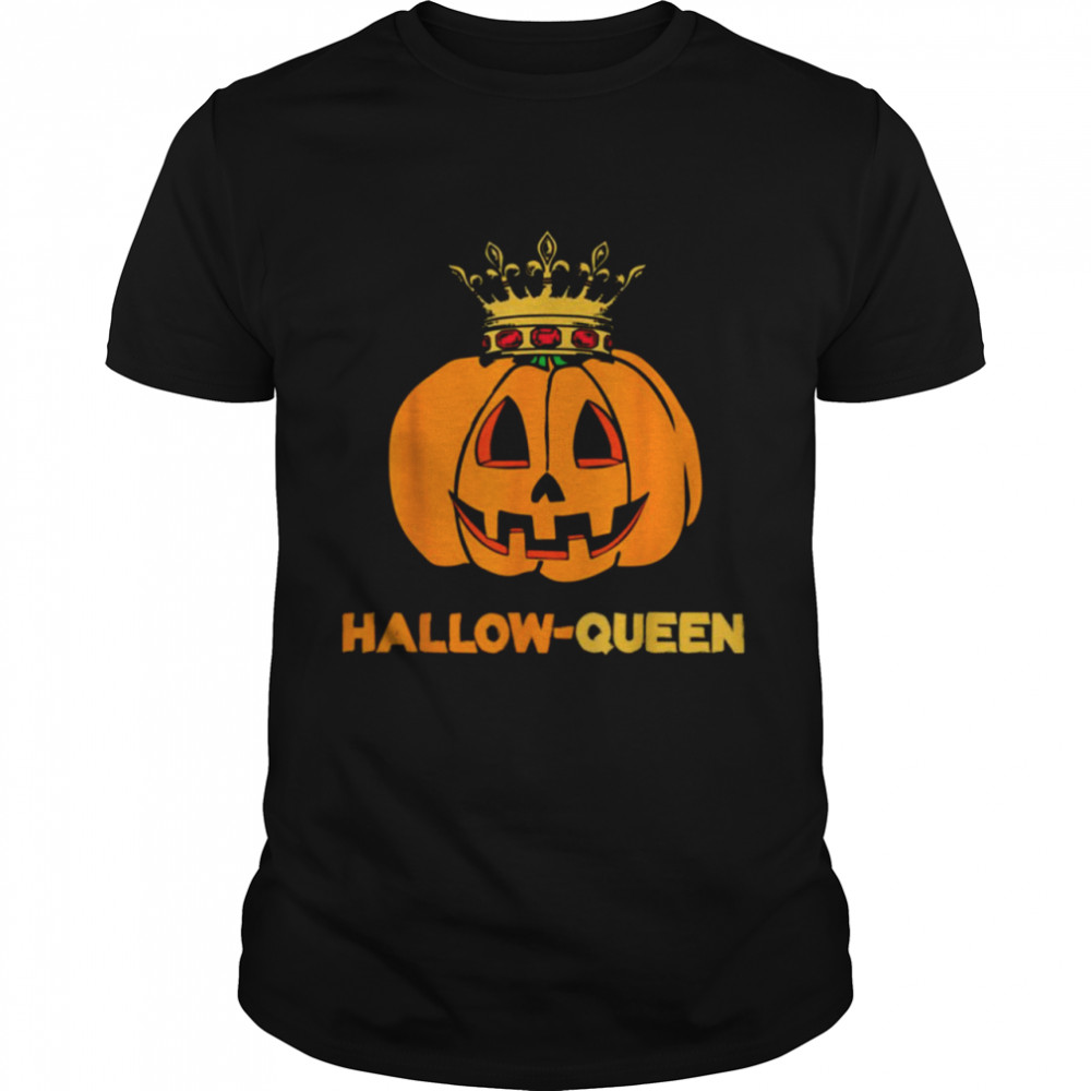 Hallow Queen Costume For Halloween Party Lovers Shirt