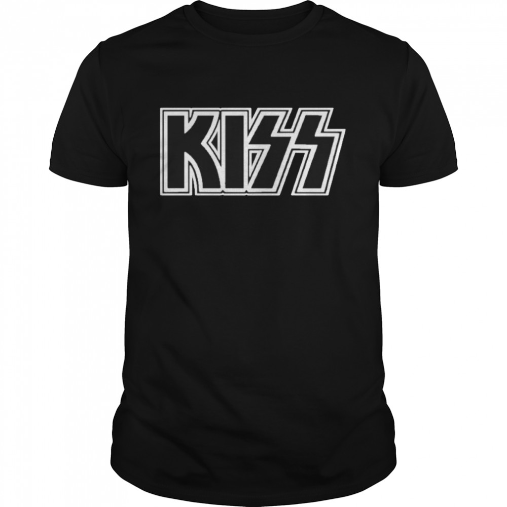 Kiss logo band music shirt