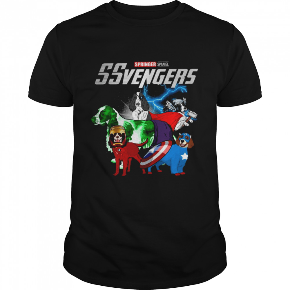 Springer spaniel ss vengers shirt