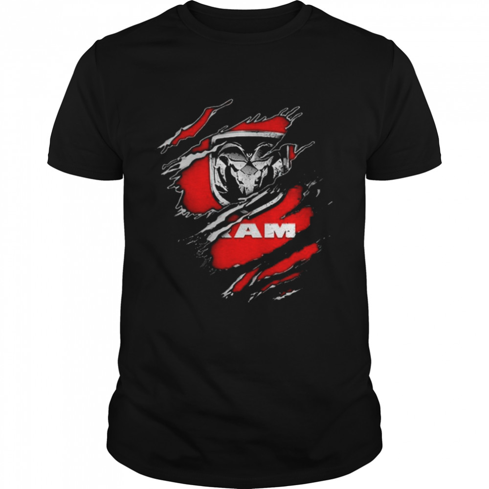 Blood inside me Ram logo shirt