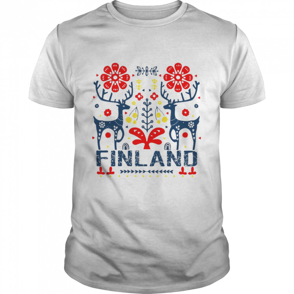 Finland Folk Christmas T-shirt