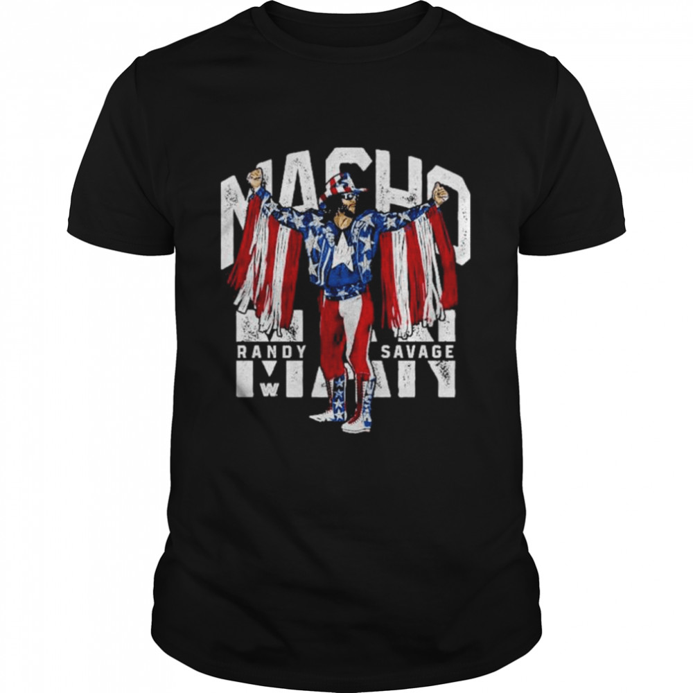 macho man stars and stripes shirt