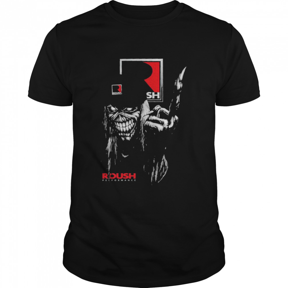 Skeleton Roush logo shirt