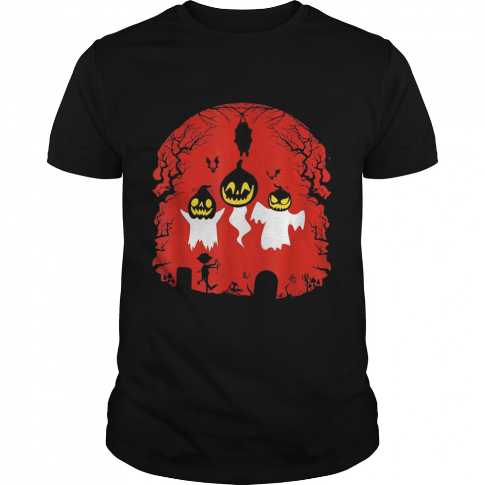 Halloween Ghost People Pumpkin Halloween Costume Shirt