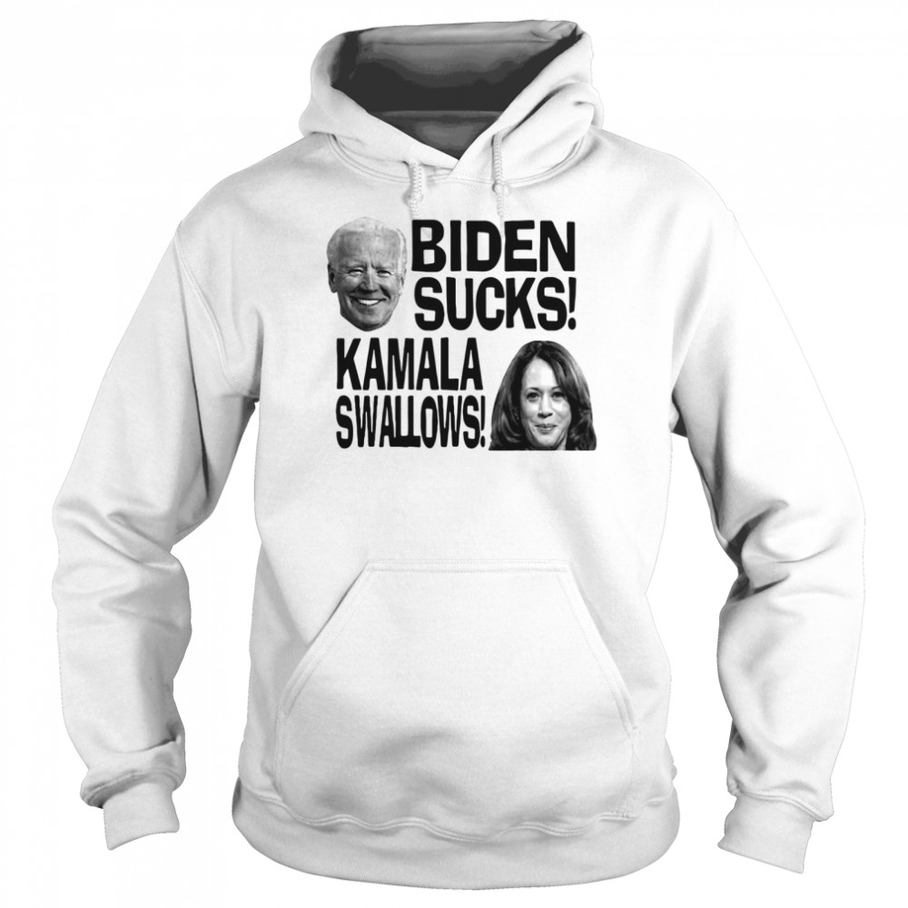 Joe Biden Sucks Kamala Harris Swallows  Unisex Hoodie