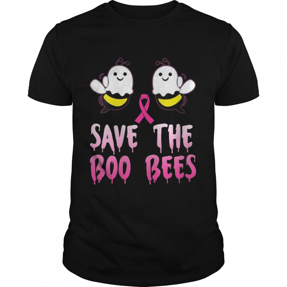 Save The Boo Bees Breast Cancer Awareness Halloween Shirt