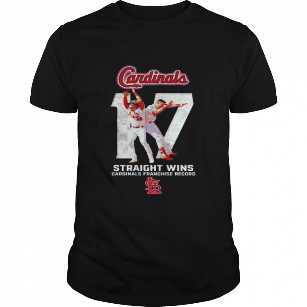 St. Louis Cardinals 17 Straight Wins Cardinals Franchise Record shirt
