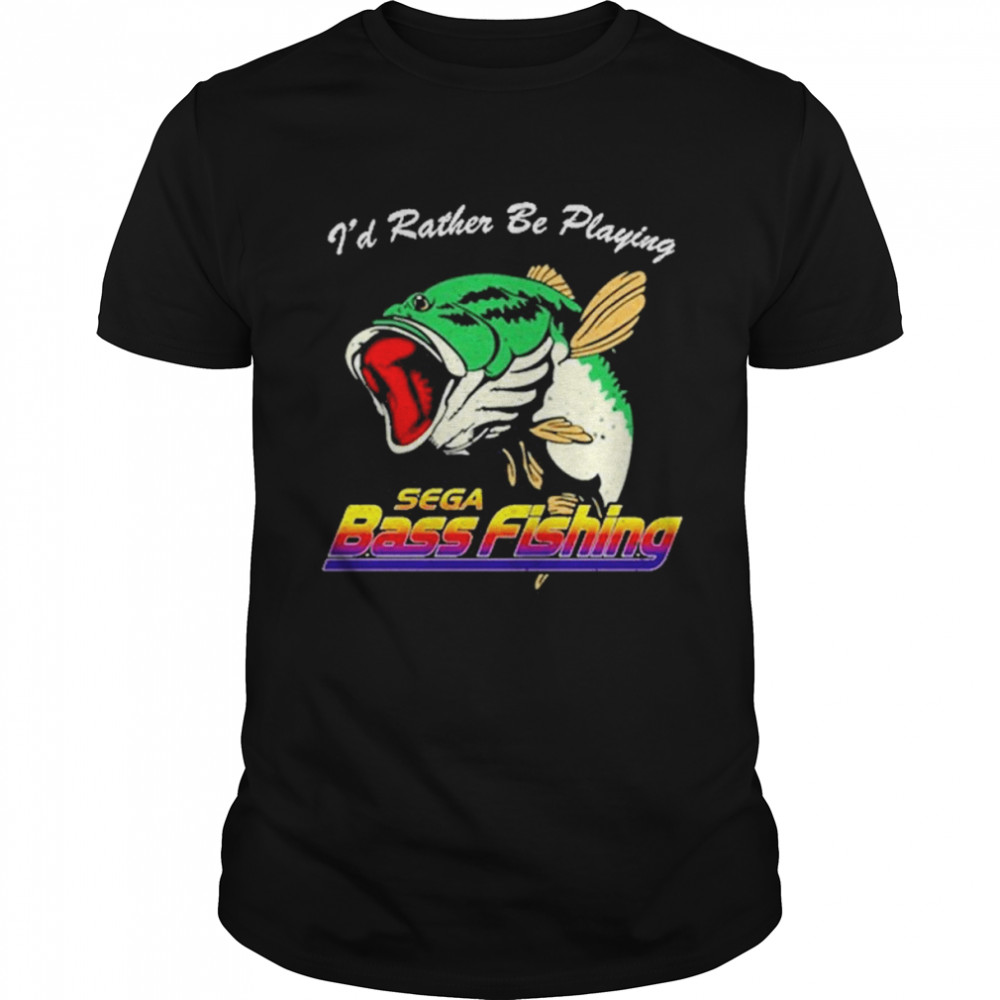 The hard times shop sega bass fishing shirt