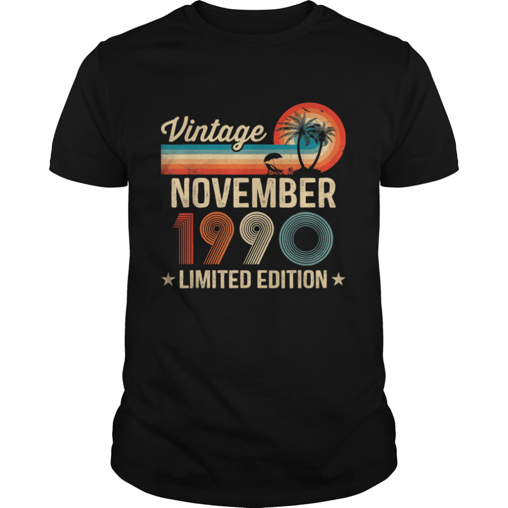 Vintage November 1990 Limited Edition T-Shirt