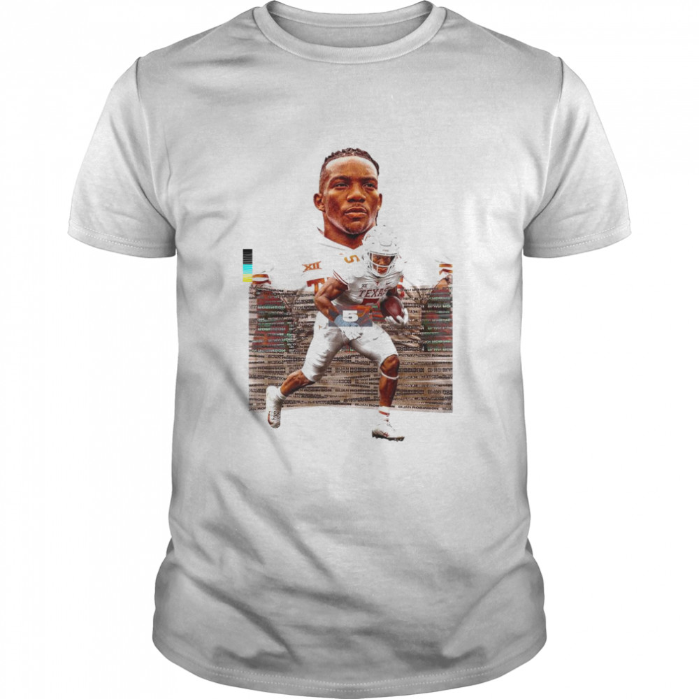 Bijan Robinson Texas Longhorns Wallpaper Wednesday 2021 shirt