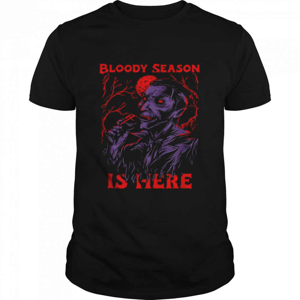 Halloween season scary bloodthirsty dracula Shirt