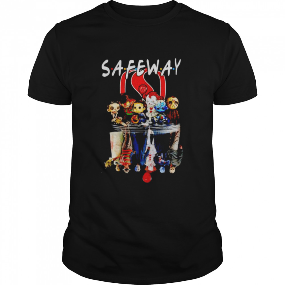 Horror Halloween chibi Safe Way Friends water mirror shirt