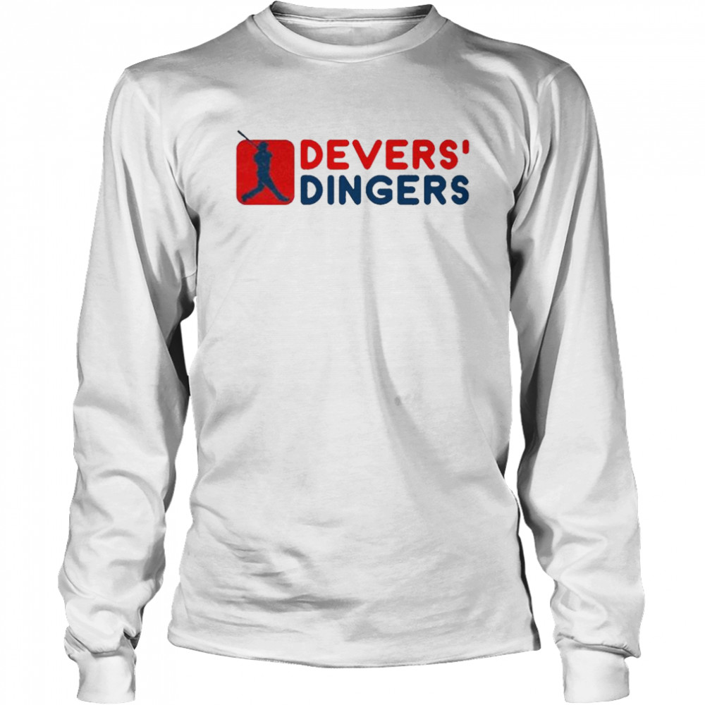 Just Dingers Boston Red sox 2021 shirt Long Sleeved T-shirt
