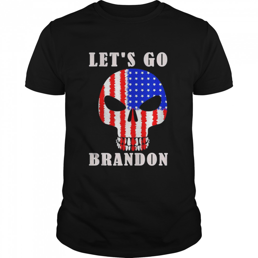 Let’s Go Brandon Impeach Biden Costume Skull shirt