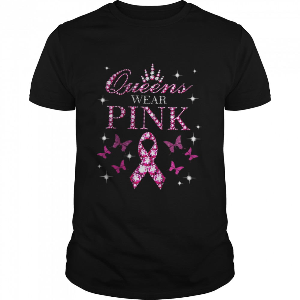 Queens Wear Pink Breast Cancer Diamond shirt