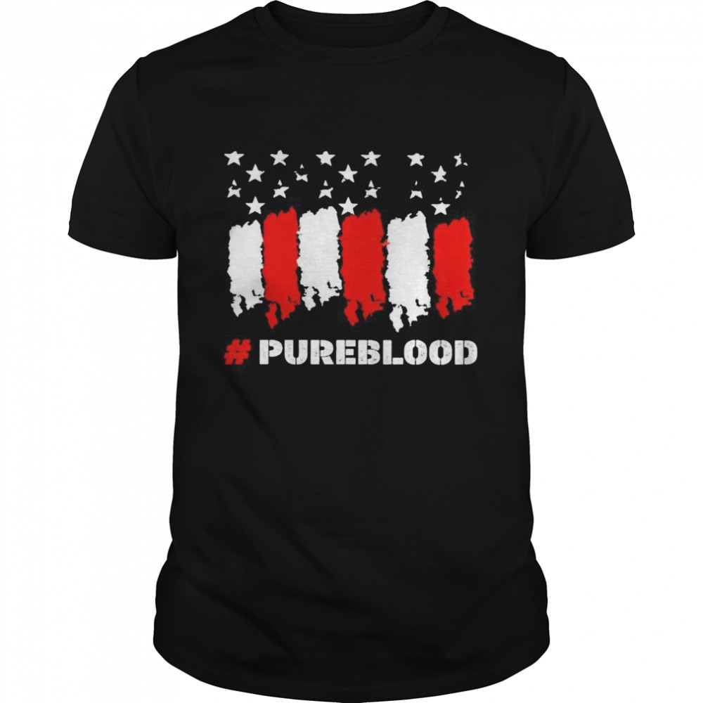 Best american flag pureblood shirt