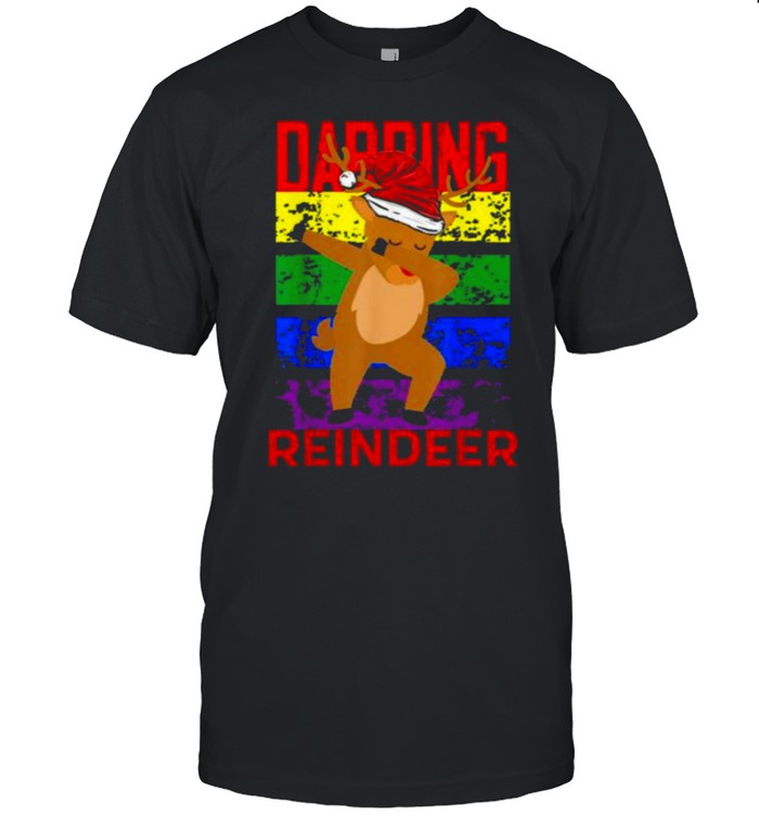 Dabbing Reindeer Merry Christmas 2021 Shirt