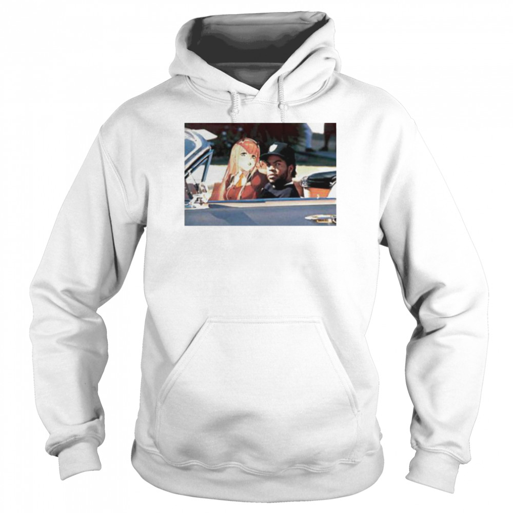 Driving with my darling shirt Unisex Hoodie