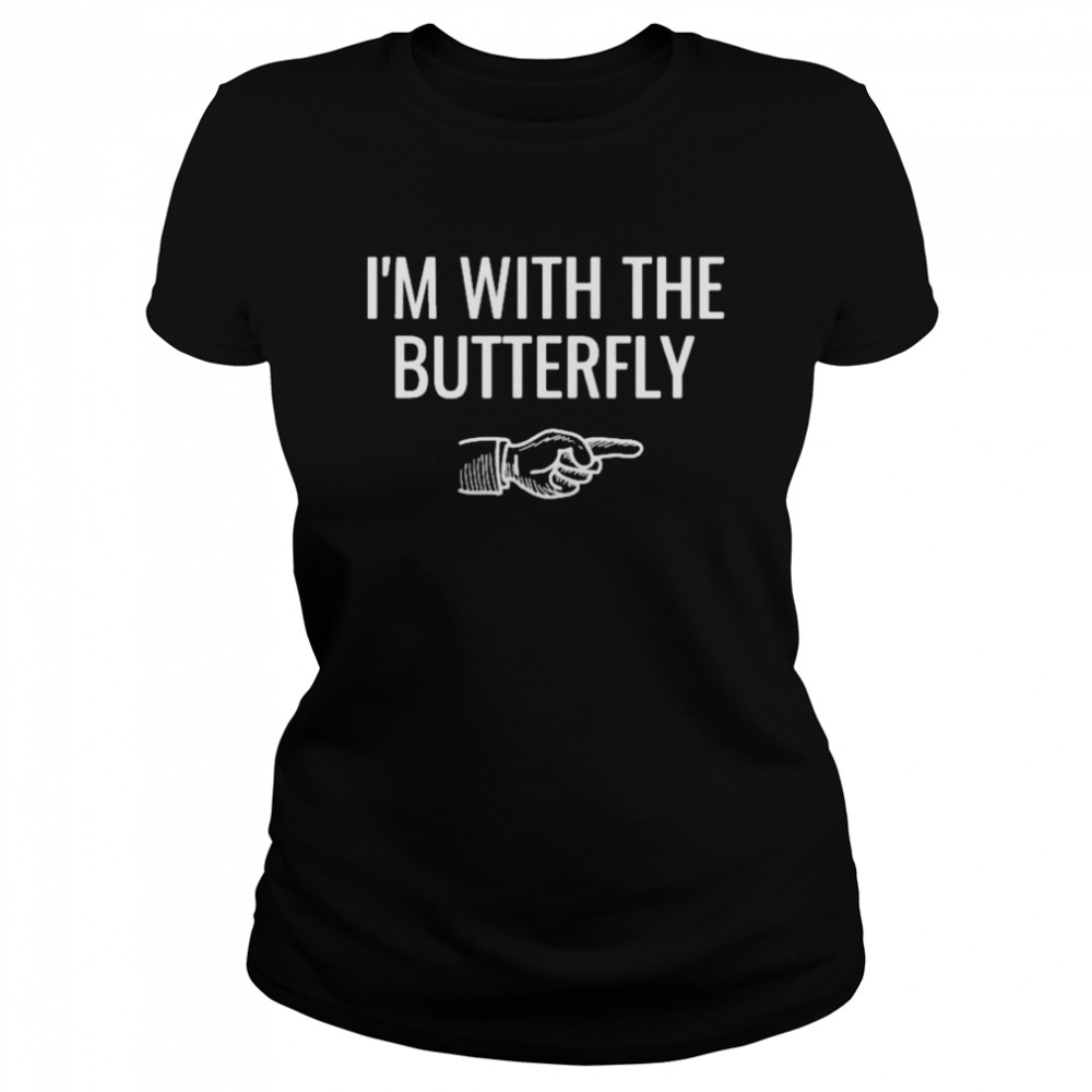 I’m With The Butterfly Halloween  Classic Women's T-shirt