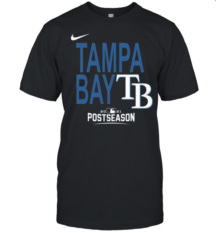 Nike Tampa Bay Rays Black 2021 Postseason Authentic Collection Dugout T-Shirt