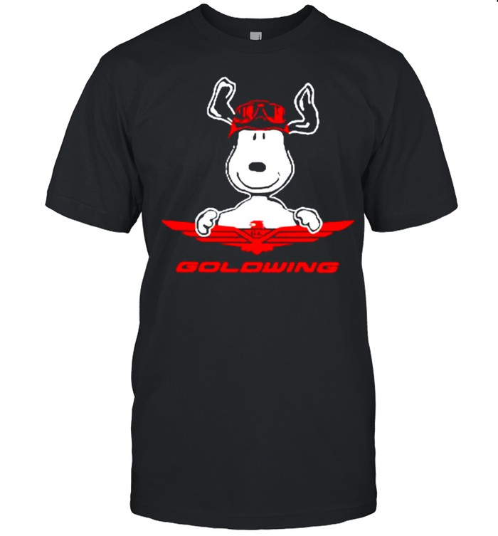 Snoopy hug Goldwing Logo shirt