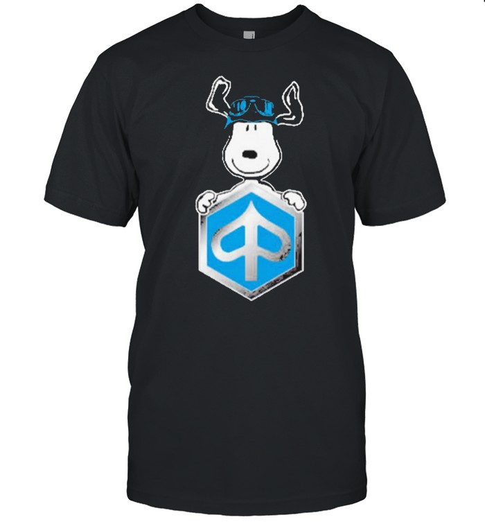 Snoopy hug Piaggio Logo shirt