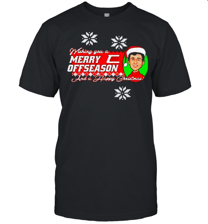 Top chase Elliott wishing you a merru offseason and a happy Christmas shirt