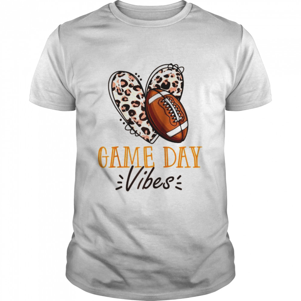 Football Heart Game Day Vibes Shirt